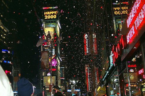 new years eve time square by Paul Mannix