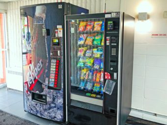 Snacks and drinks vending machines