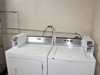 Coin operated washer and dryer