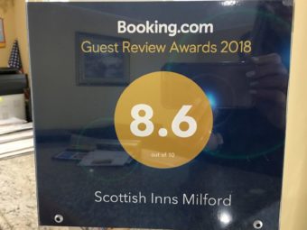 Booking.com rating notice